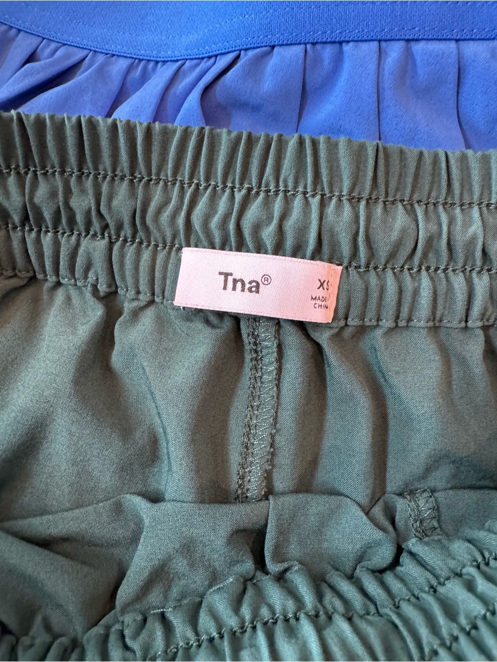 TNA Athletic Shorts in teal Green xs
